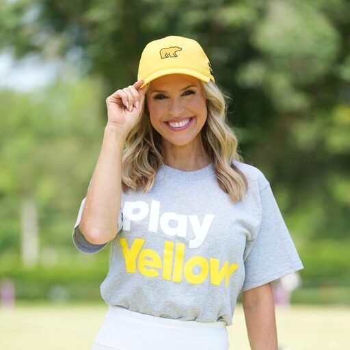 [I Play Yellow] for all of God‘s children. We are so wonderfully made with a purpose, but children battling diseases that inhibit their childhood hits hard. I am currently playing yellow for Tate! 